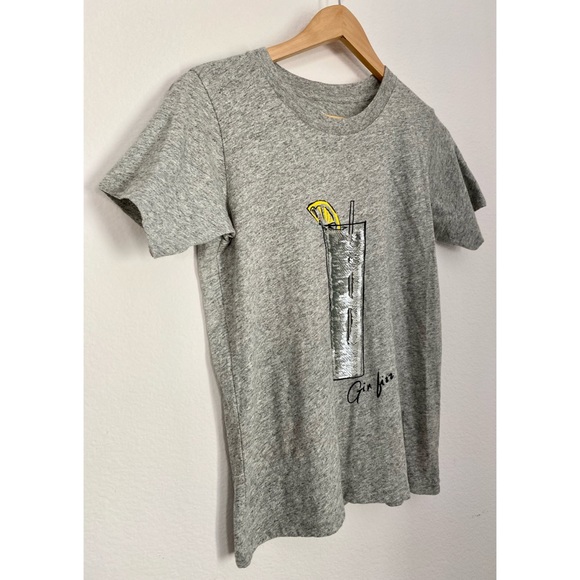 J Crew Squence Gin Fizz Casual Graphic Tshirt NWOT - Picture 3 of 16